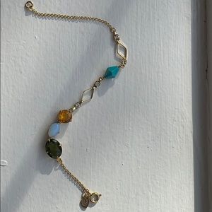 Juicy gemstone gold bracelet